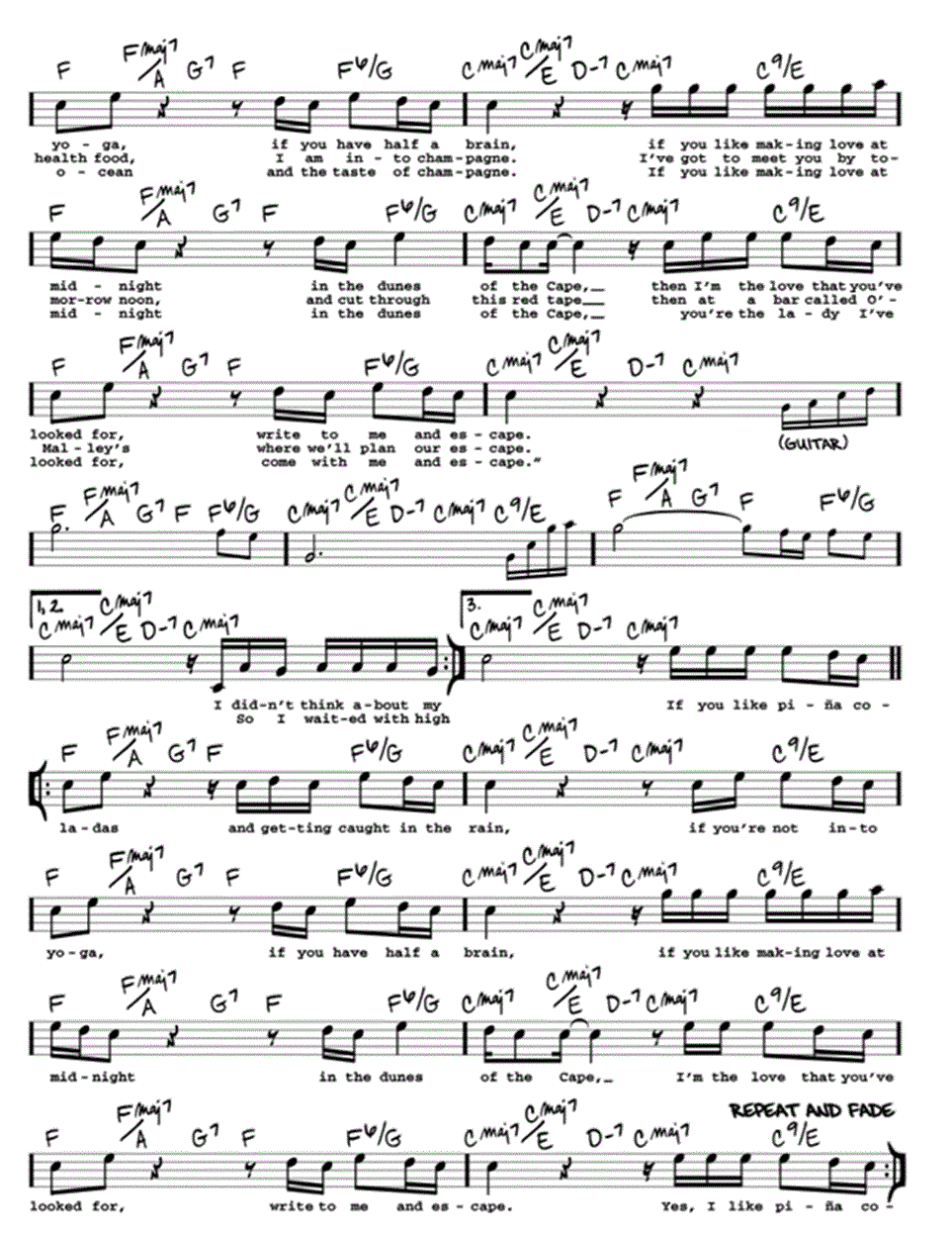 Sheet Music